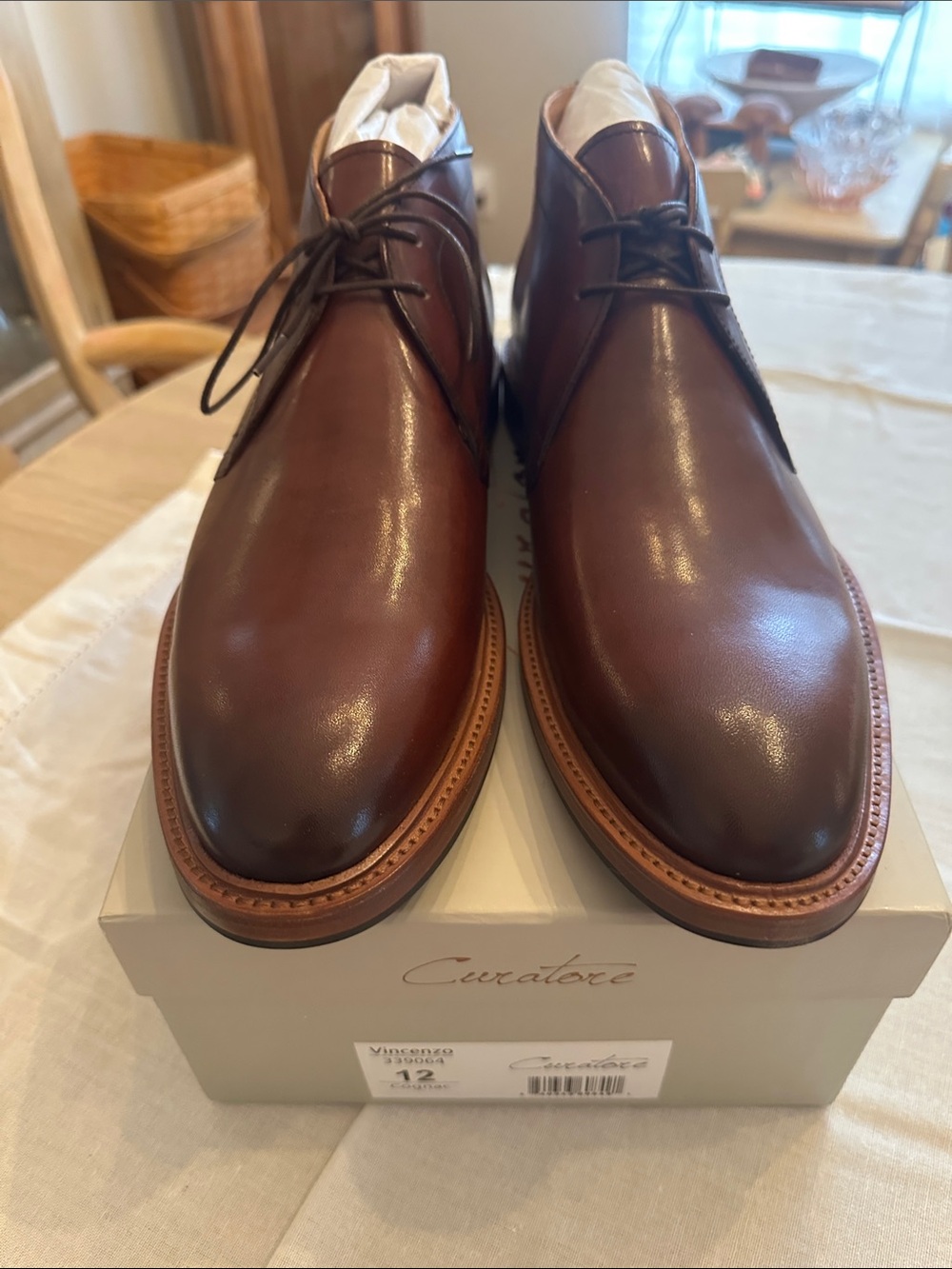 Men's Leather Curatore Vincenzo Chukka Boots